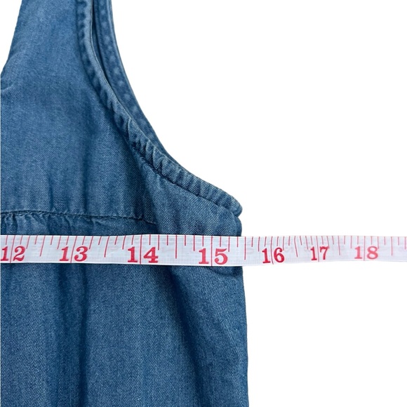 Michael Kors dress medium women blue cotton denim medium (no belt) - Picture 5 of 6